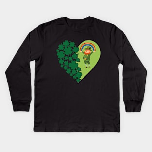 St Patricks Day Kids Long Sleeve T-Shirt